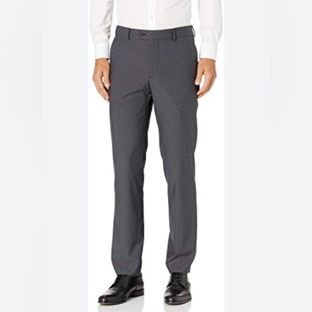 Ralph Lauren men’s size 34 straight leg tweed trousers, triple button front